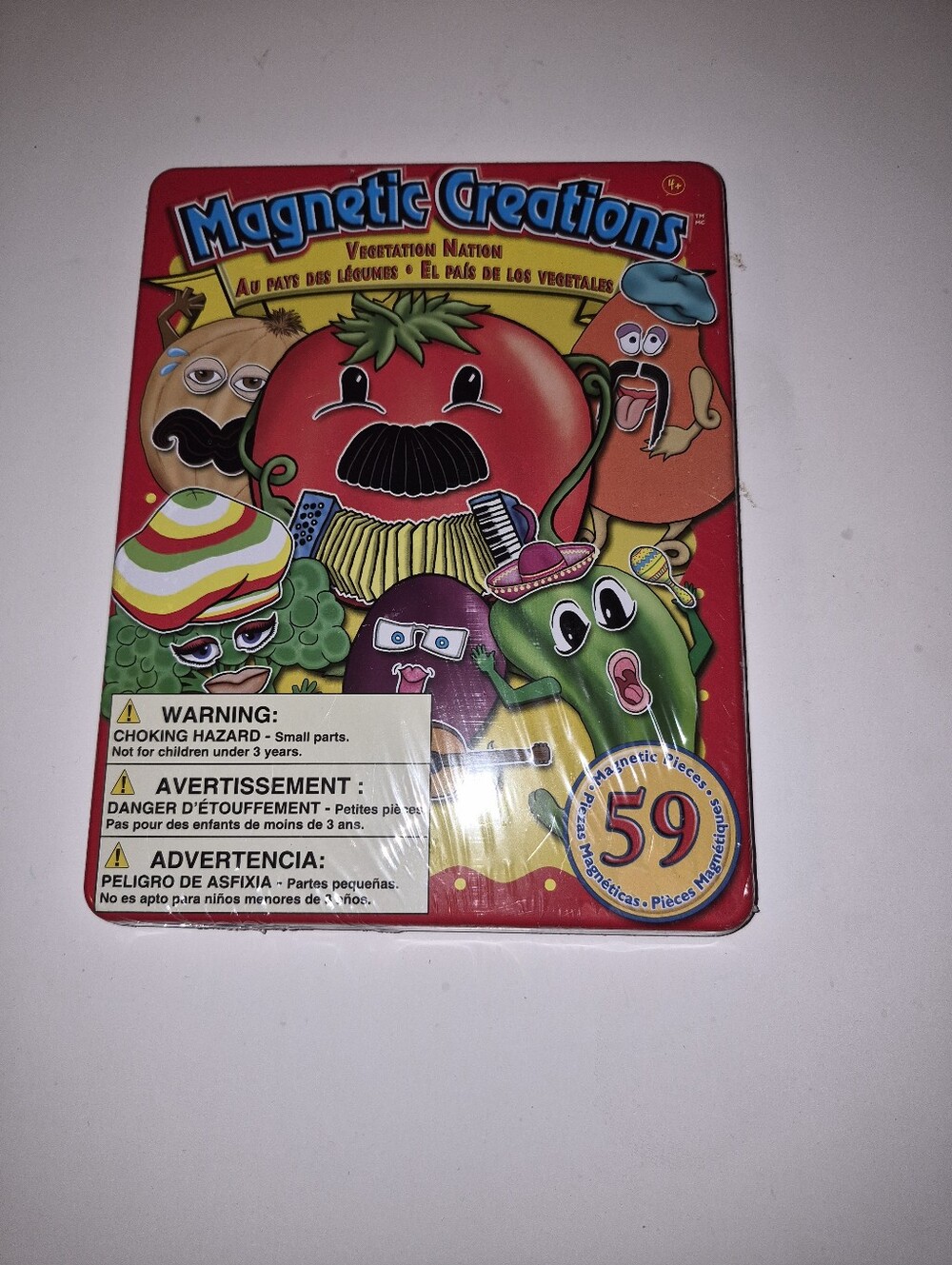 Magnetic Creations Vegetable Magnet Set - Red NEW SEALED craft Project